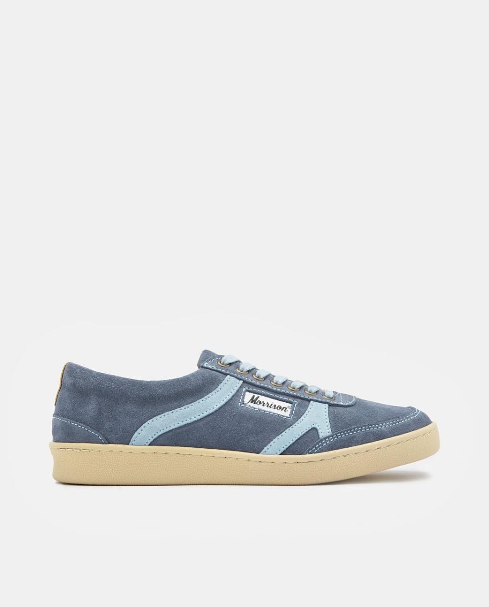 Imagen 0 de Zapatilla de hombre de serraje y suela cosida