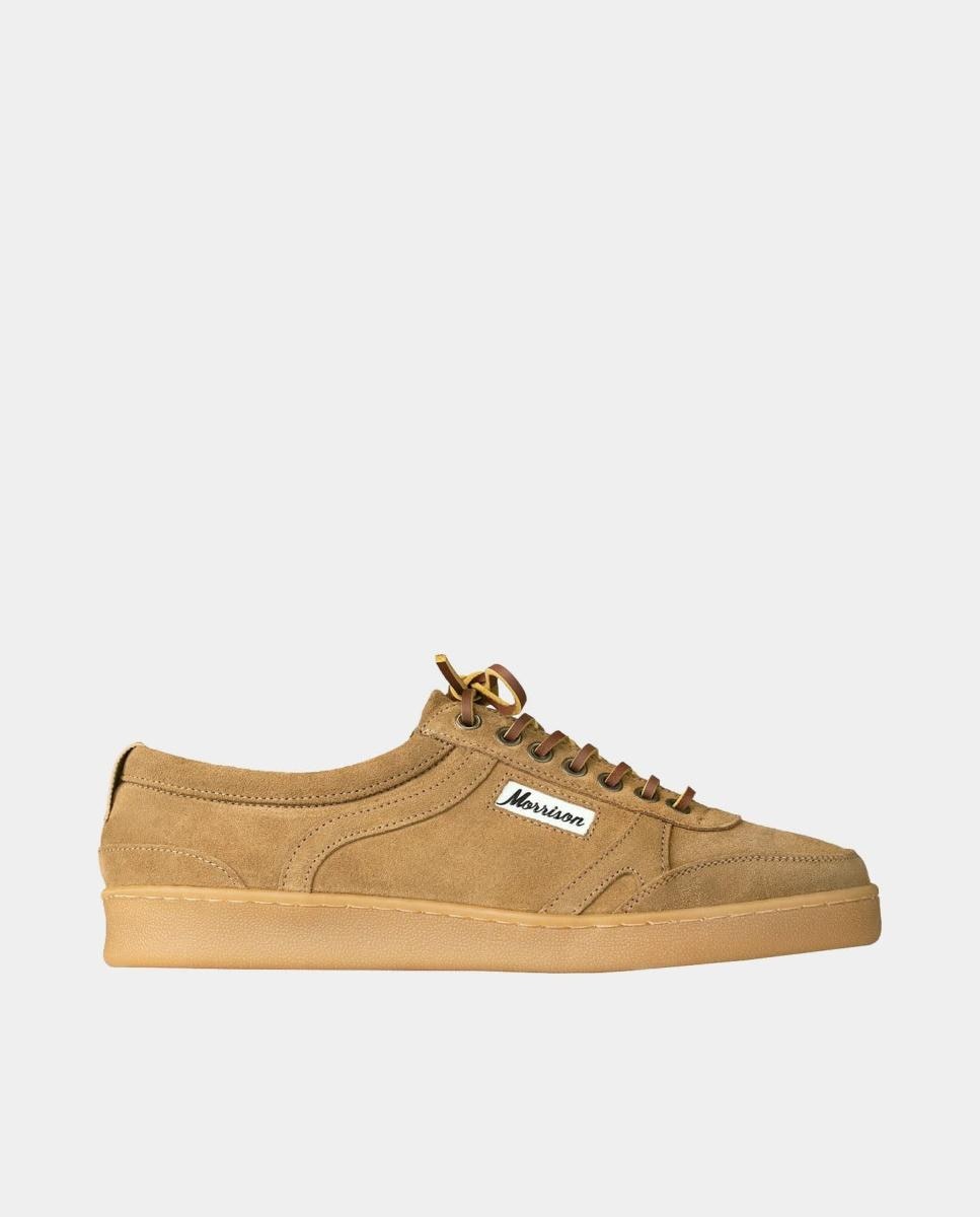 Imagen 0 de Zapatilla de hombre de serraje y suela cosida
