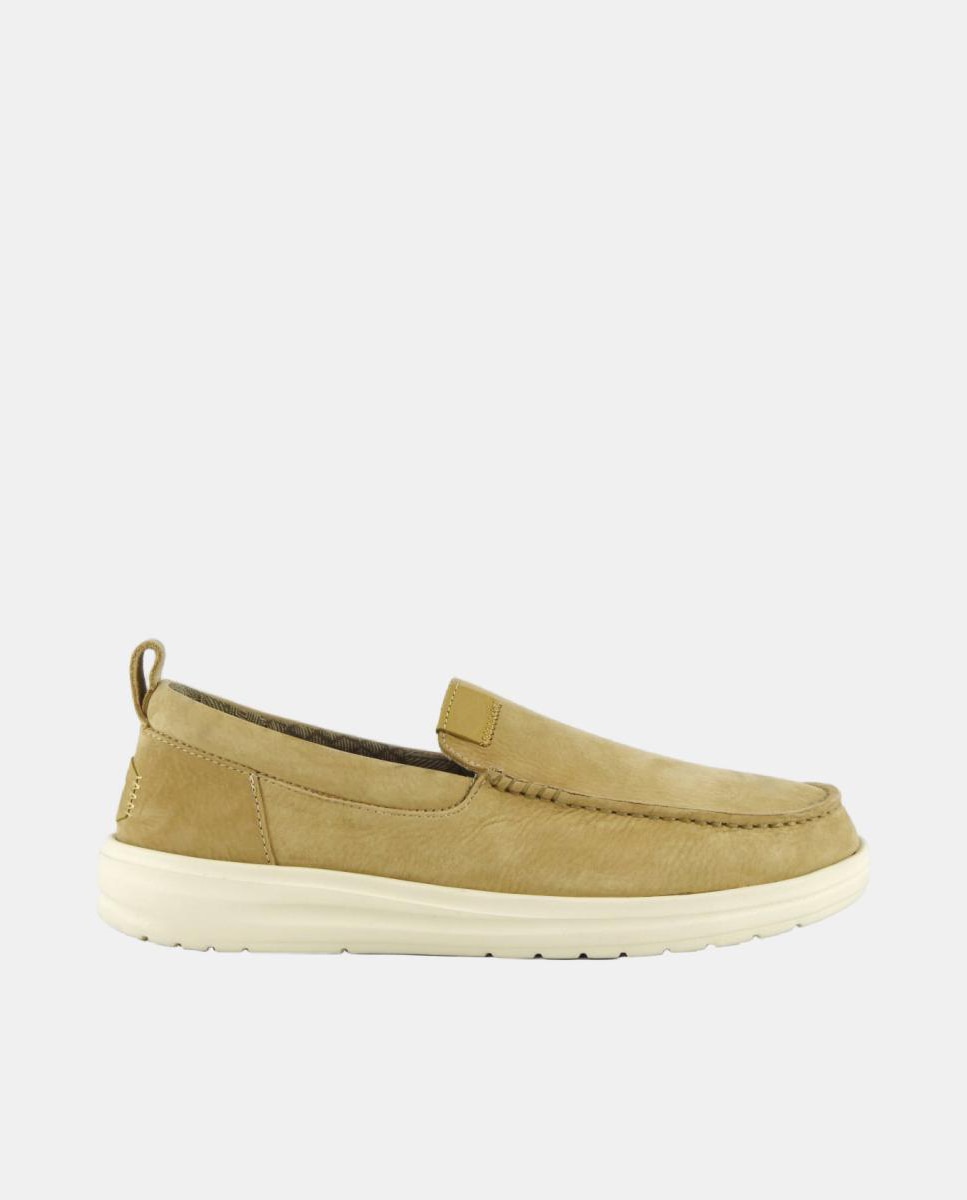 Imagen 0 de Mocasín de hombre Wally Grip de cuero y suela flexible y ligera