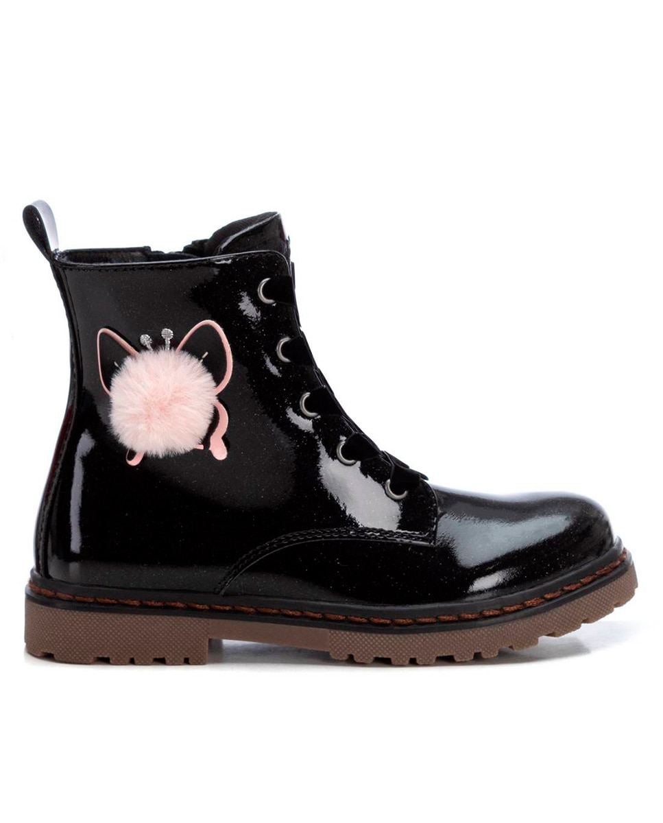 Imagen 0 de Botín niña glitter con cordones de terciopelo