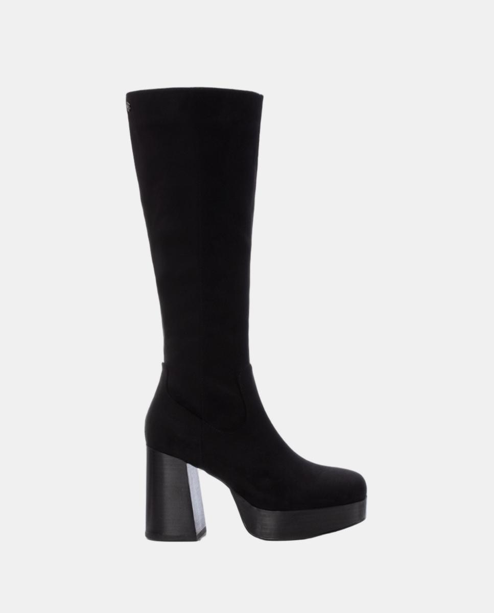 Imagen 0 de Bota mujer antelina color negro
