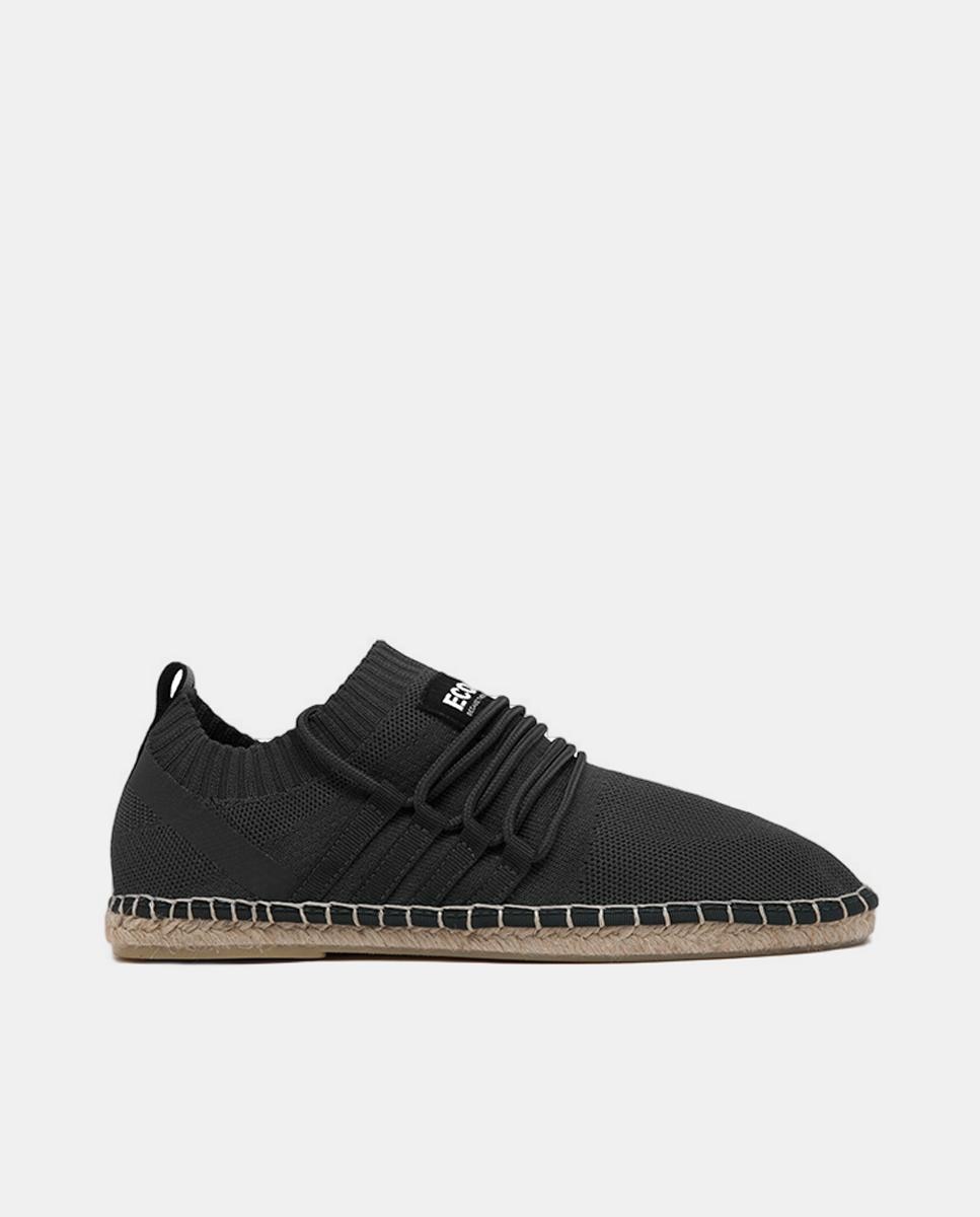 Imagen 0 de Alpargatas con diseño tipo slip-on, cordones elásticos y suela de yute.