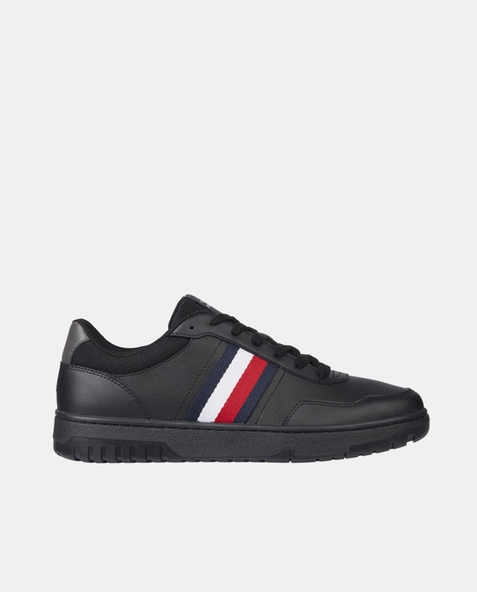 Imagen 0 de Zapatillas de hombre tipo basket bajas en piel