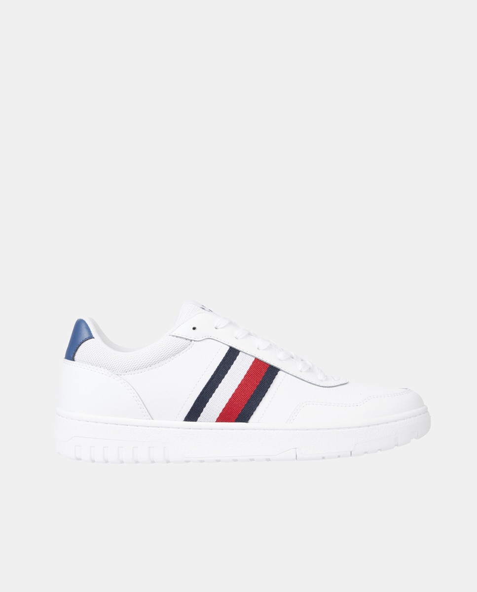 Imagen 0 de Zapatillas de hombre tipo basket bajas en piel