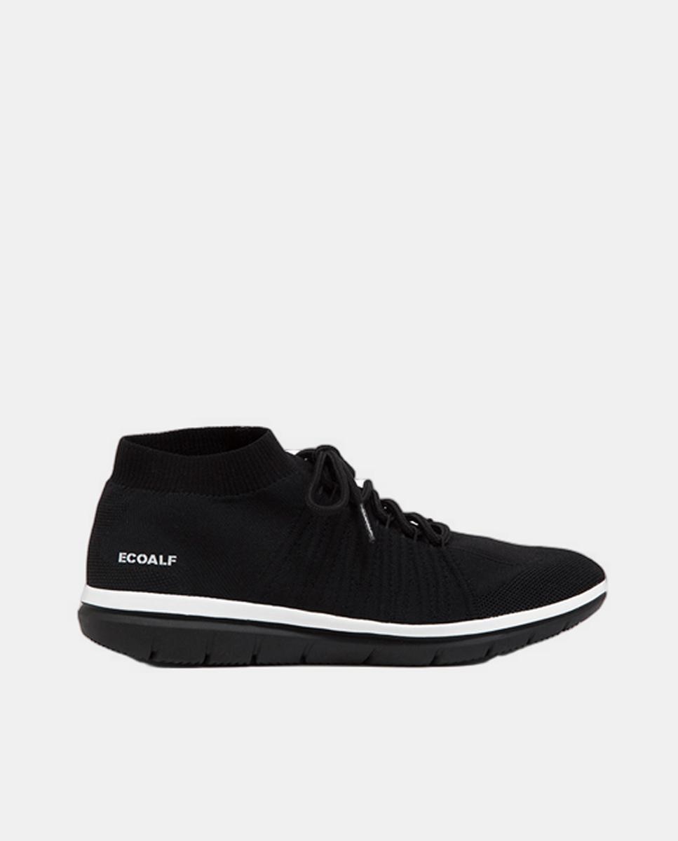 Imagen 0 de Zapatillas con calcetín de rejilla y cierre con cordones.