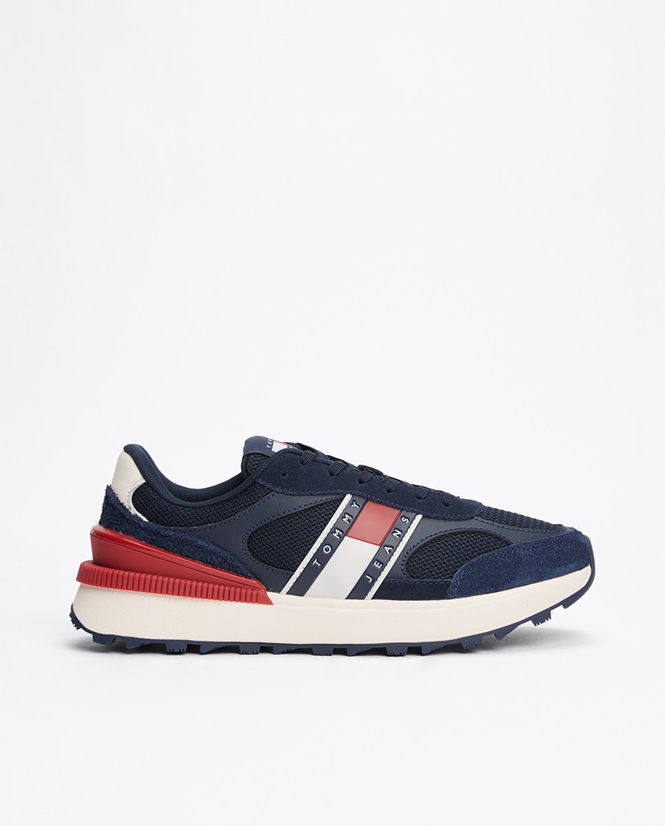 Imagen 0 de Zapatillas de hombre estilo runner con bandera lateral