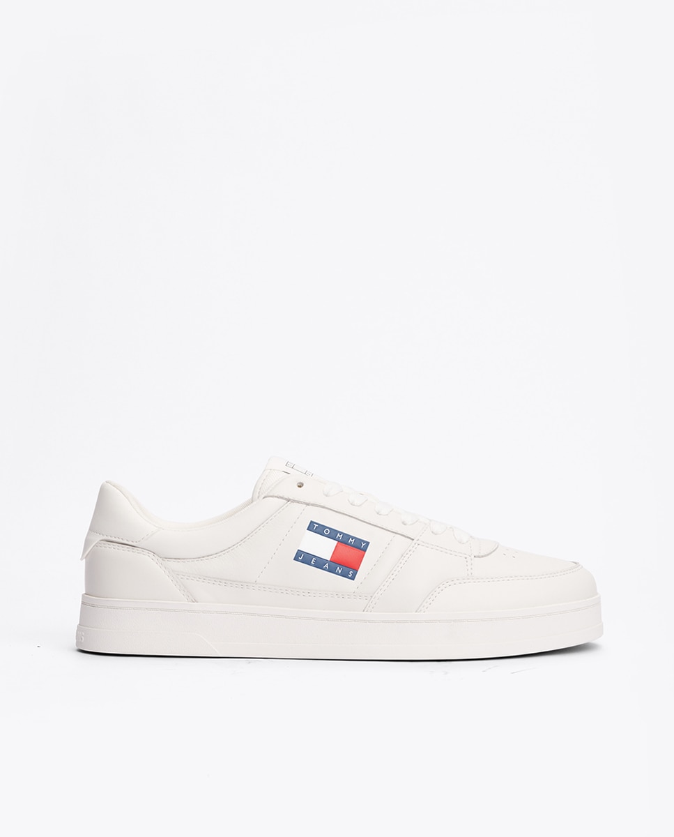 Imagen 0 de Zapatillas de hombre estilo basket con bandera lateral de Tommy Jeans