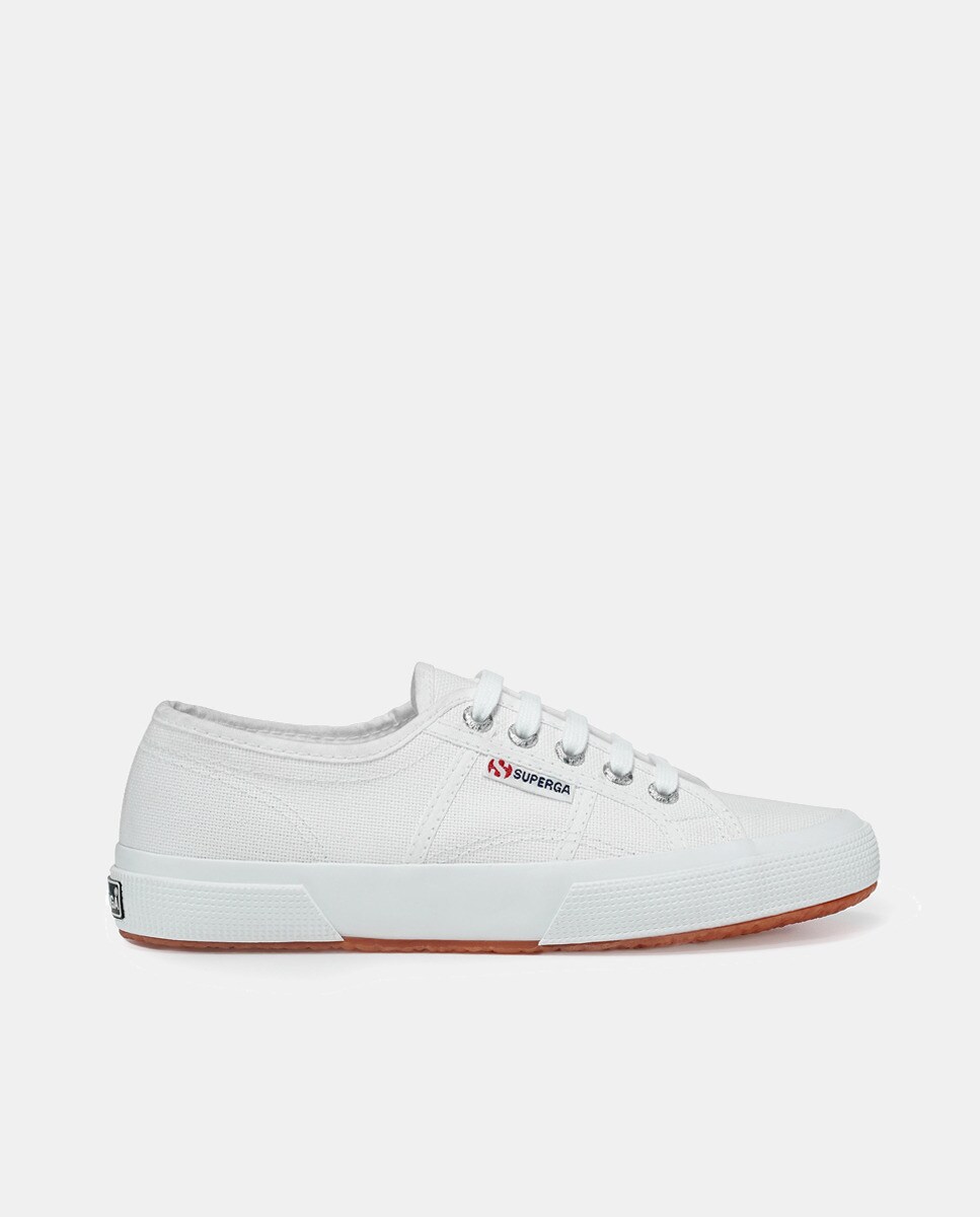 Imagen 0 de Zapatillas tipo casco bajas de lona con logotipo y suela de goma
