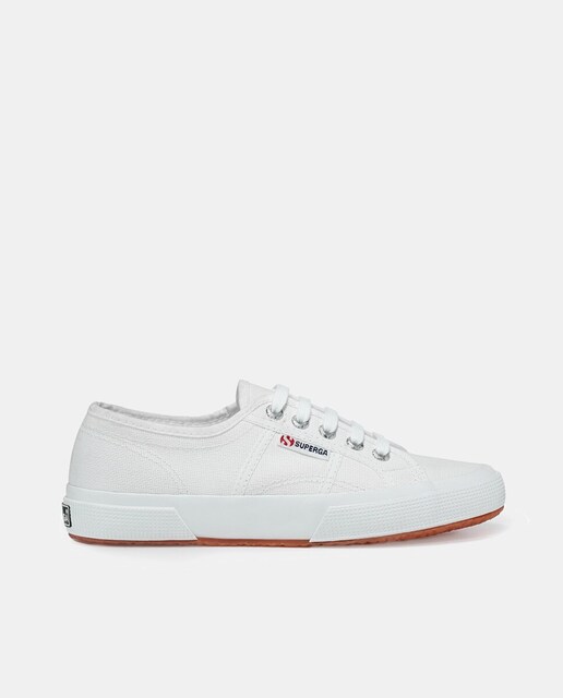 Imagen 0 de Zapatillas tipo casco bajas de lona con logotipo y suela de goma