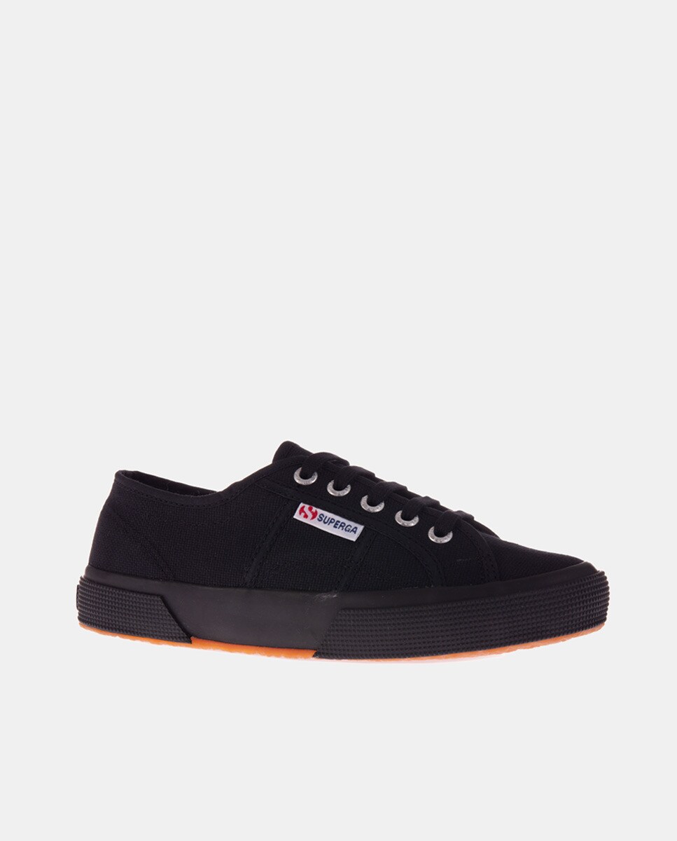 Imagen 0 de Zapatillas de hombre tipo casco bajas de lona con logotipo y suela de goma