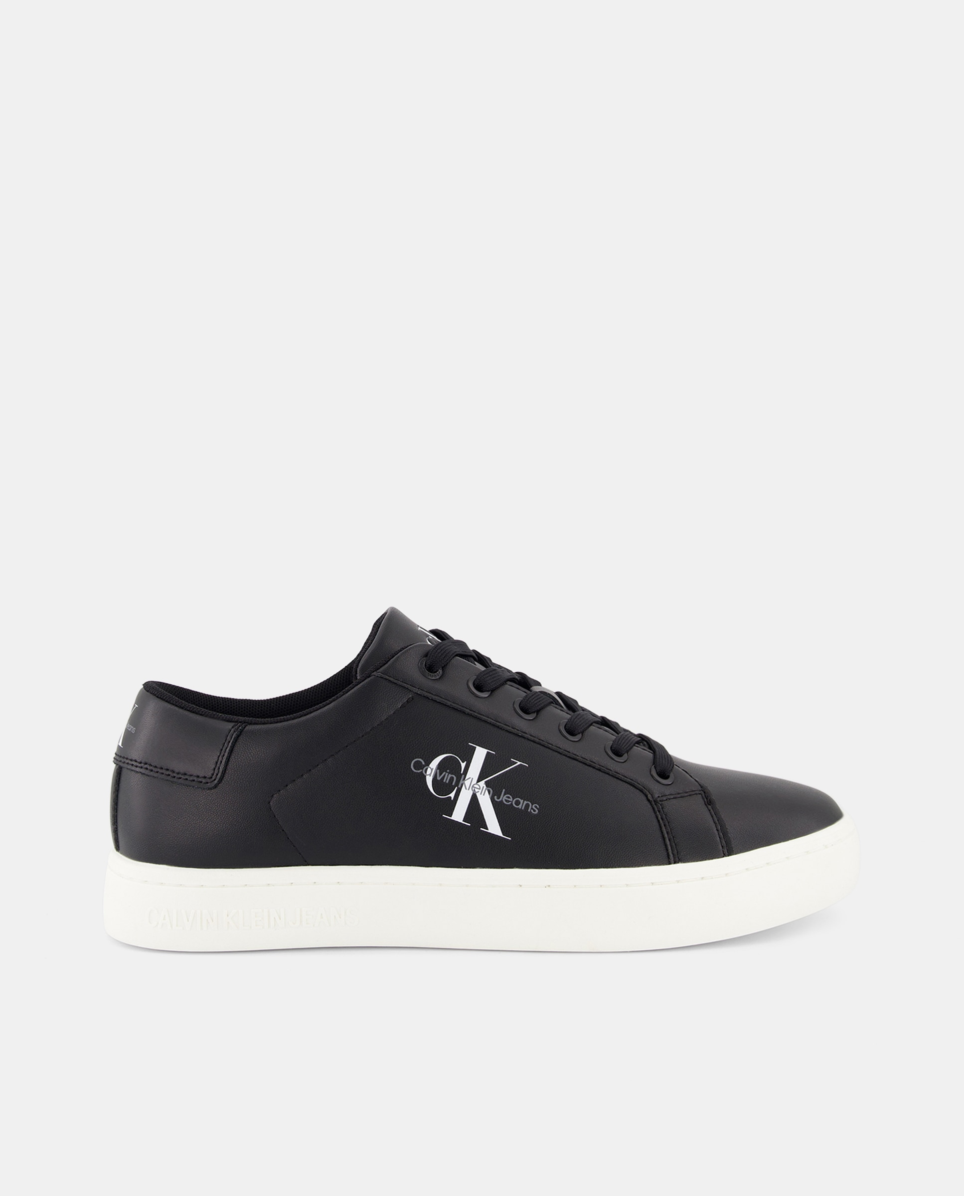 Imagen 0 de Zapatillas de hombre tipo casco bajas piel logo