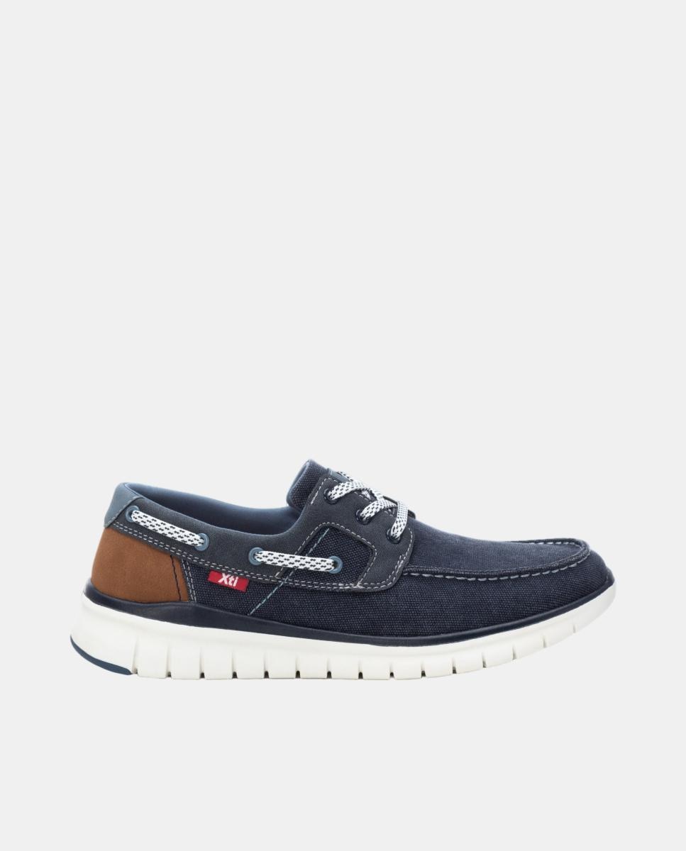 Imagen 0 de Zapato de hombre tipo náutico, con cordones