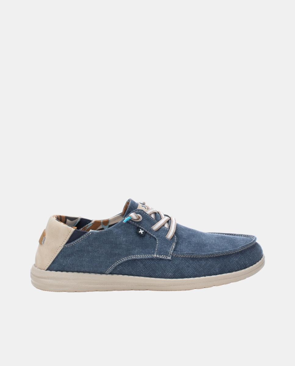 Imagen 0 de Zapato de hombre tipo náutico, con cordones