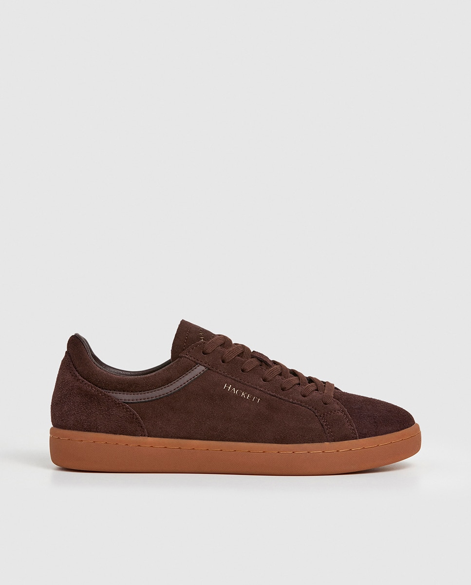 Imagen 0 de Zapatillas de ante de hombre con cuello acolchado