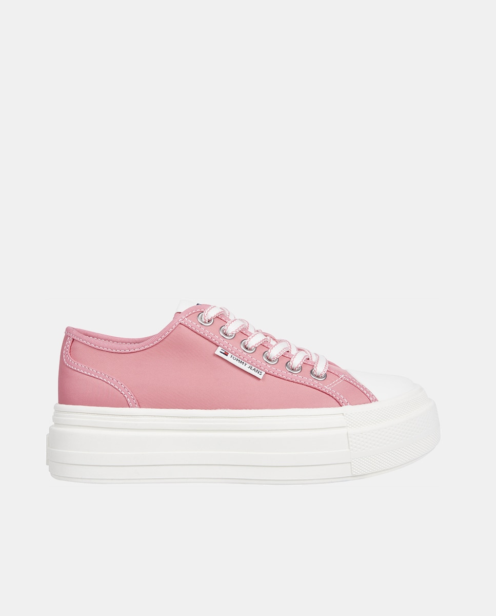 Imagen 0 de Zapatillas de mujer con plataforma y cierre cordones