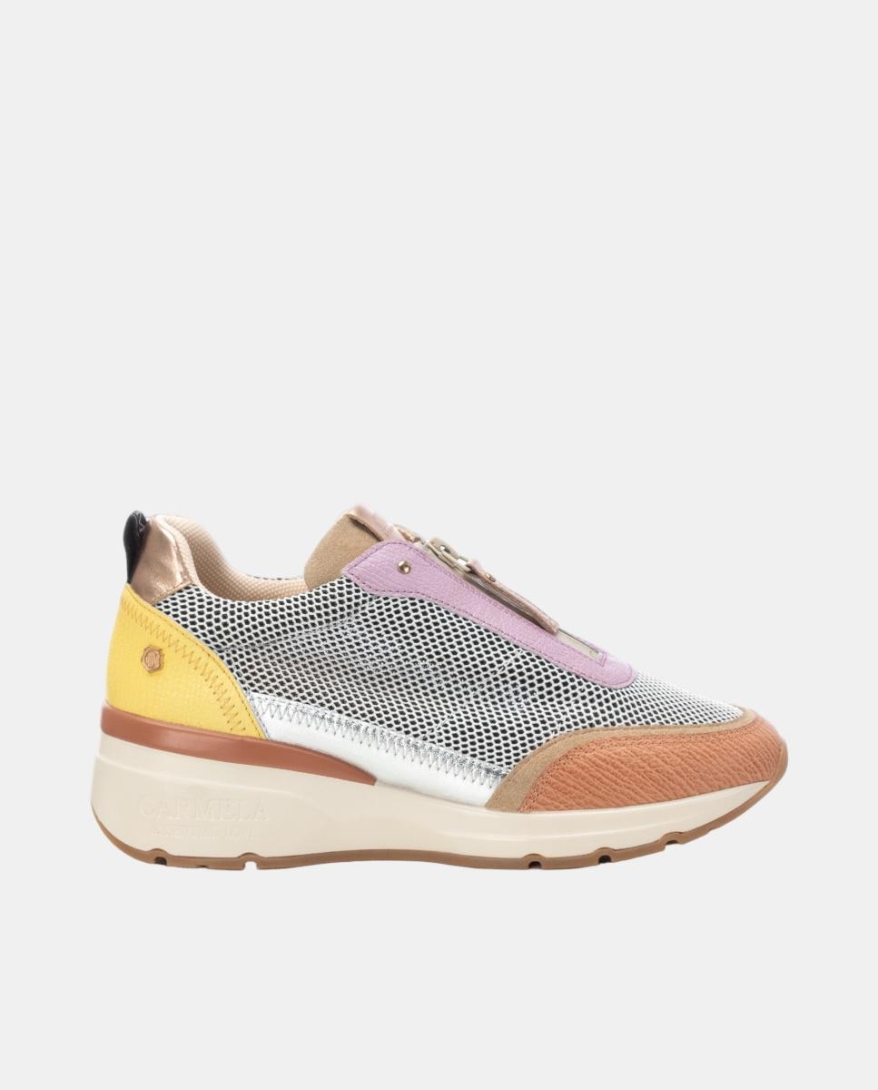 Imagen 0 de Zapatilla de mujer, plana con cordón