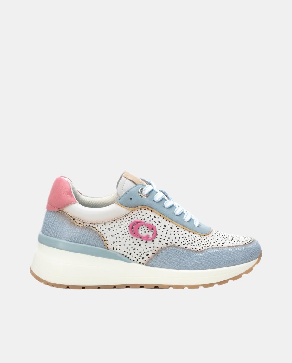 Imagen 0 de Zapatilla de mujer, plana con cordón