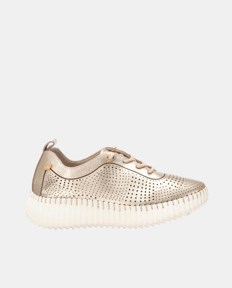 Imagen 0 de Zapatilla de mujer, plana con cordones