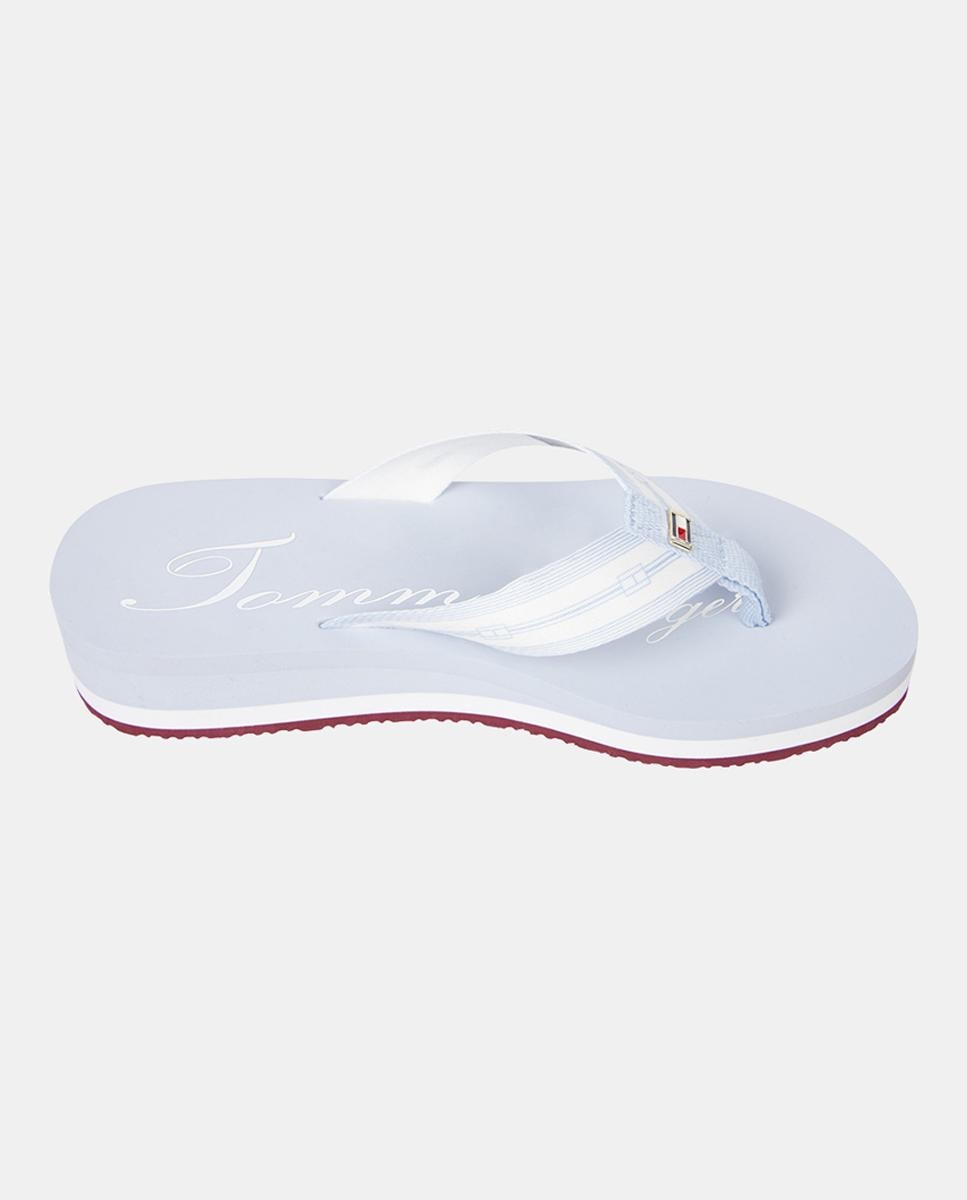 Imagen 0 de Chanclas de mujer con tiras y logo estampado