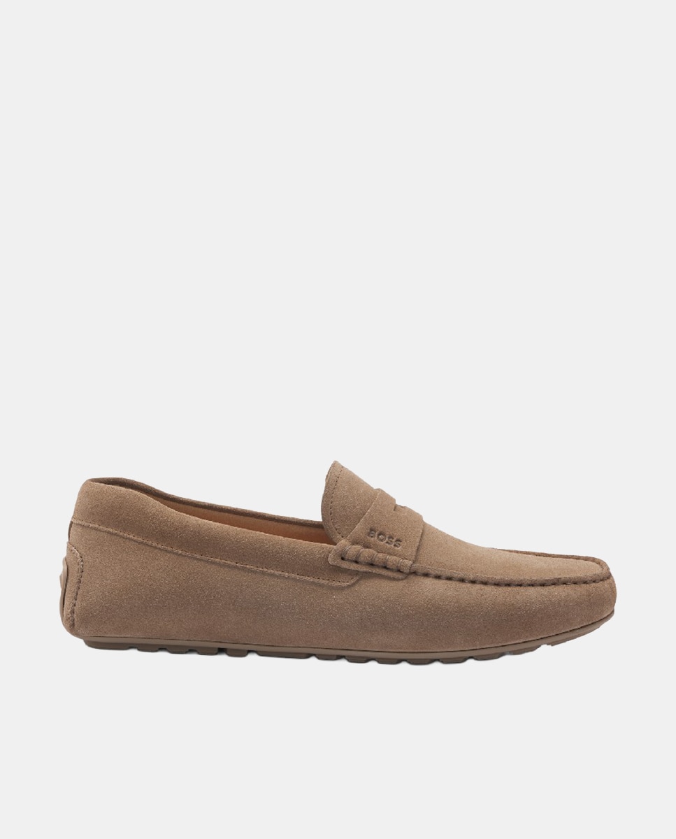 Imagen 0 de Mocasines de piel de  hombre