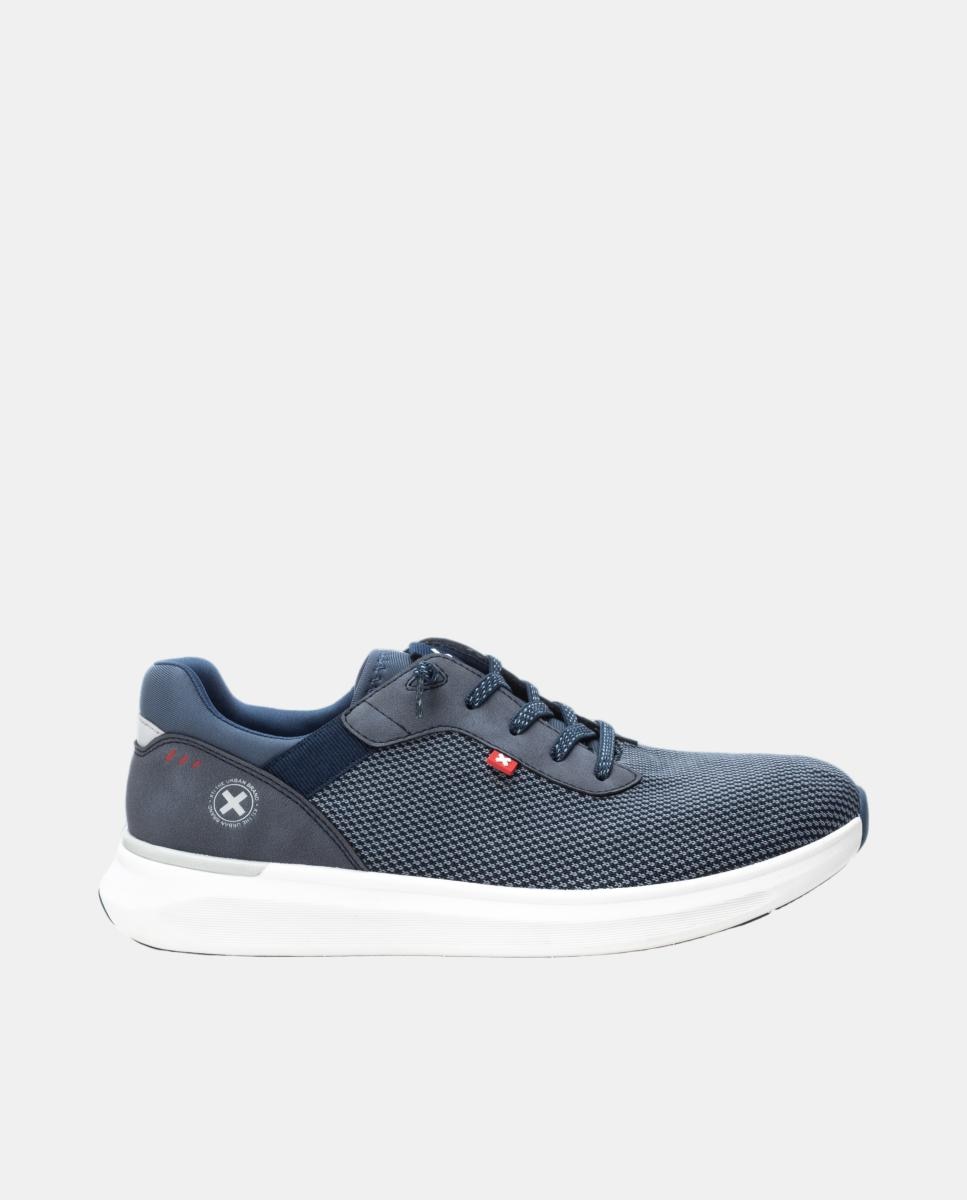Imagen 0 de Zapatilla caballero combinacion tejidos y materiales