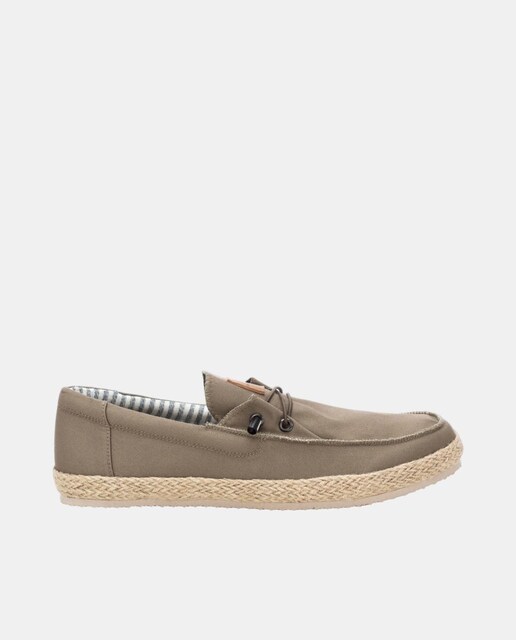 Imagen 0 de Zapatilla caballero con lona y suela yute
