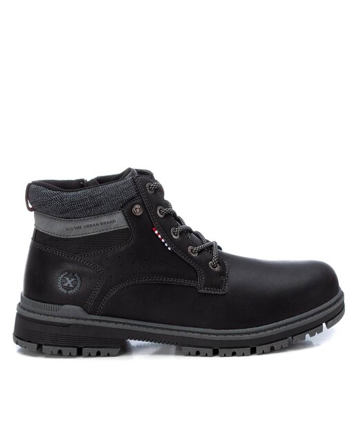 Imagen 0 de Botín caballero con cremallera lateral y cordones