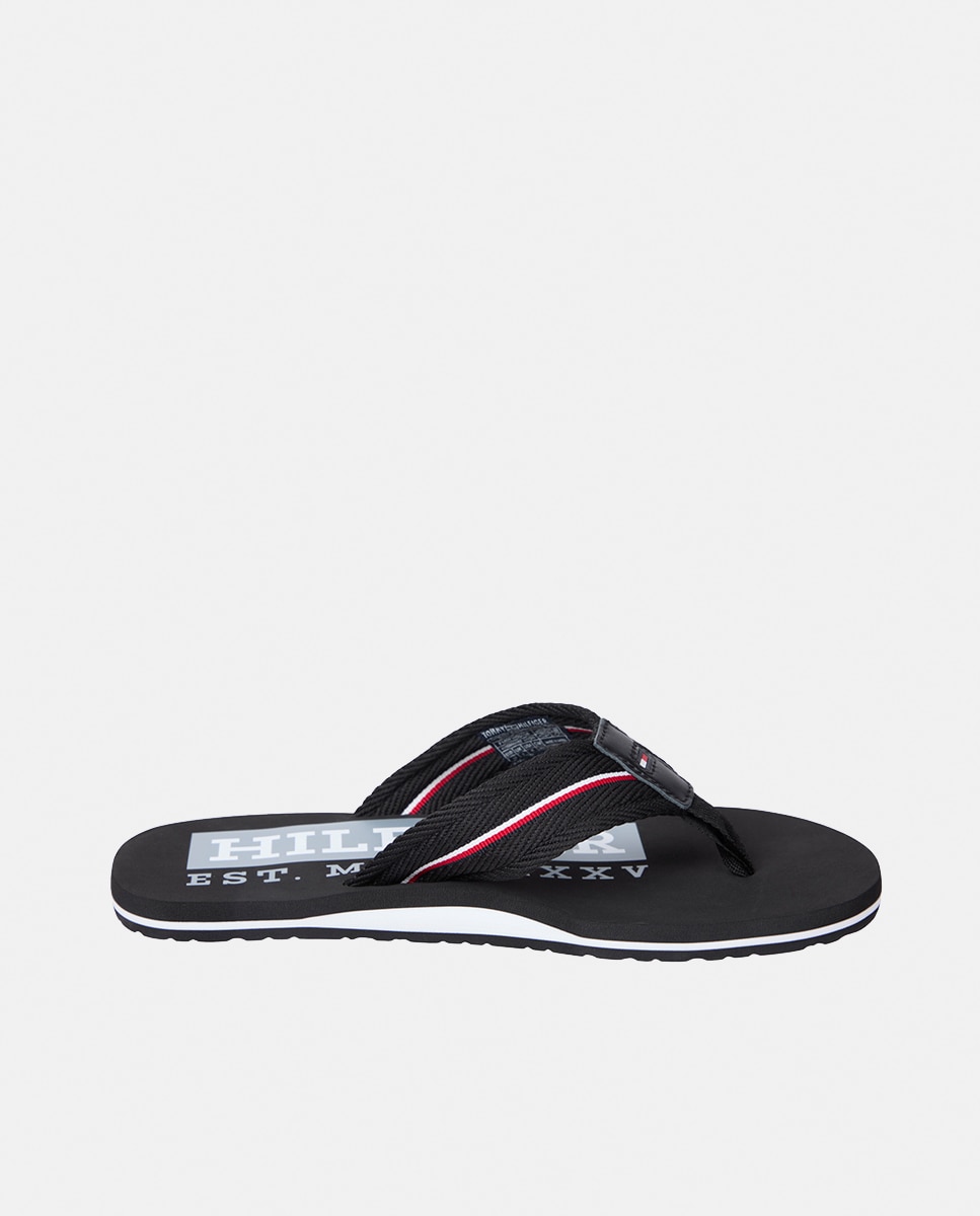 Imagen 0 de Chancla de hombre en color negro de Tommy Hilfiger