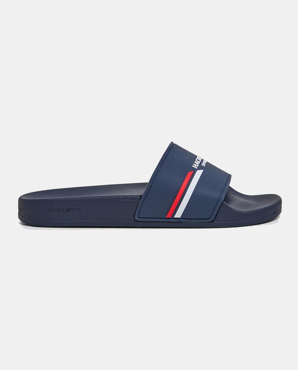 Imagen 0 de Chanclas de hombre tipo pala con detalle de logotipo y suela EVA