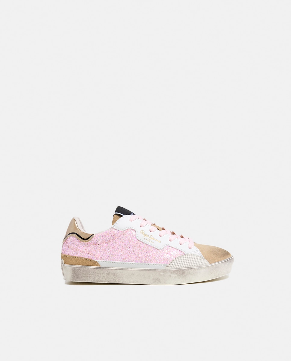 Imagen 0 de Zapatilla de niña tipo casco Lane Sequins