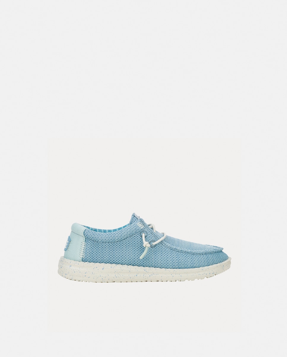 Imagen 0 de Zapato de cordones de niño de malla elástica