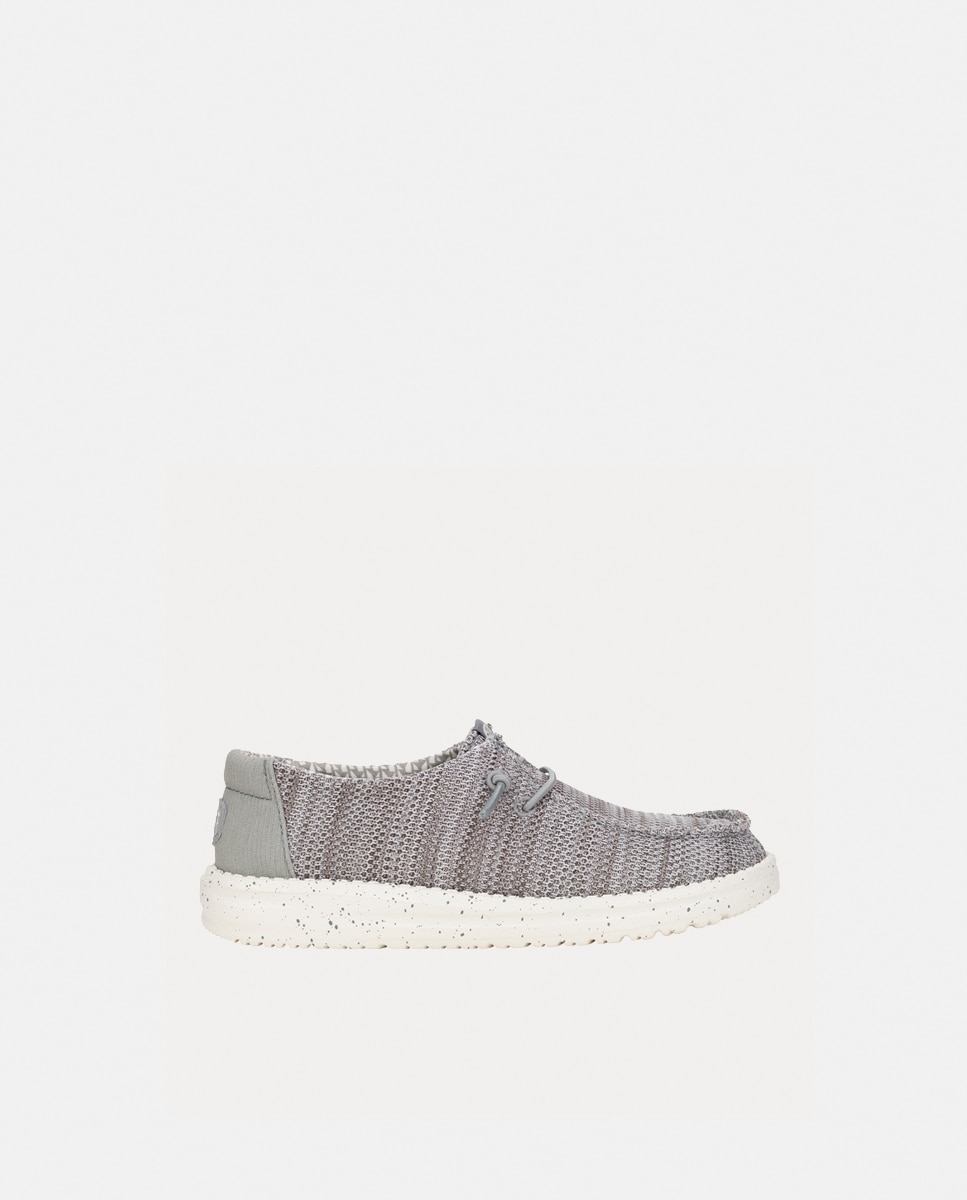 Imagen 0 de Zapato de cordones de niño de malla elástica