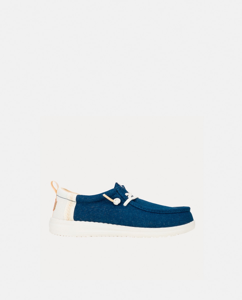 Imagen 0 de Zapato de cordones de niño de tejido
