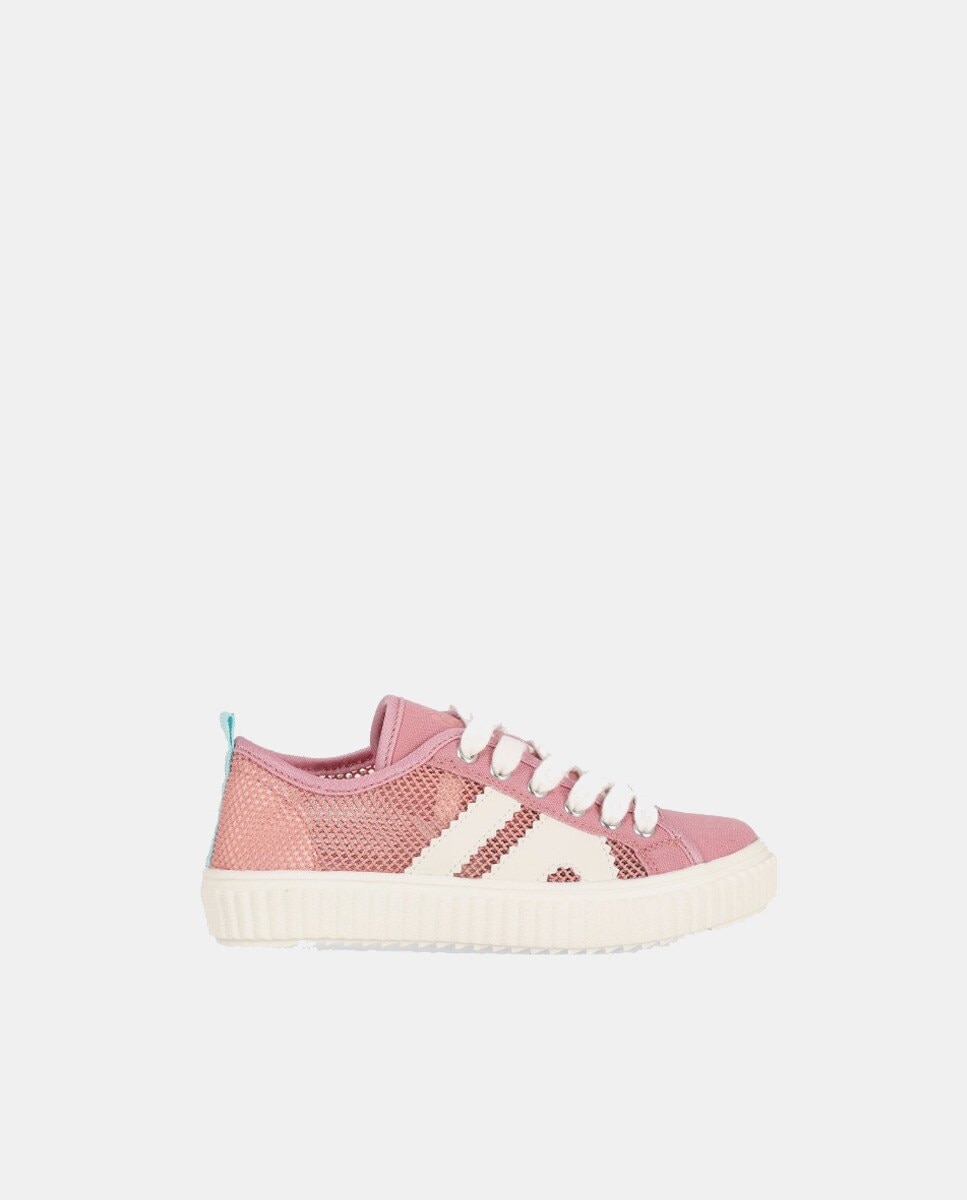 Imagen 0 de Zapatilla deportiva de niña textil con cordones