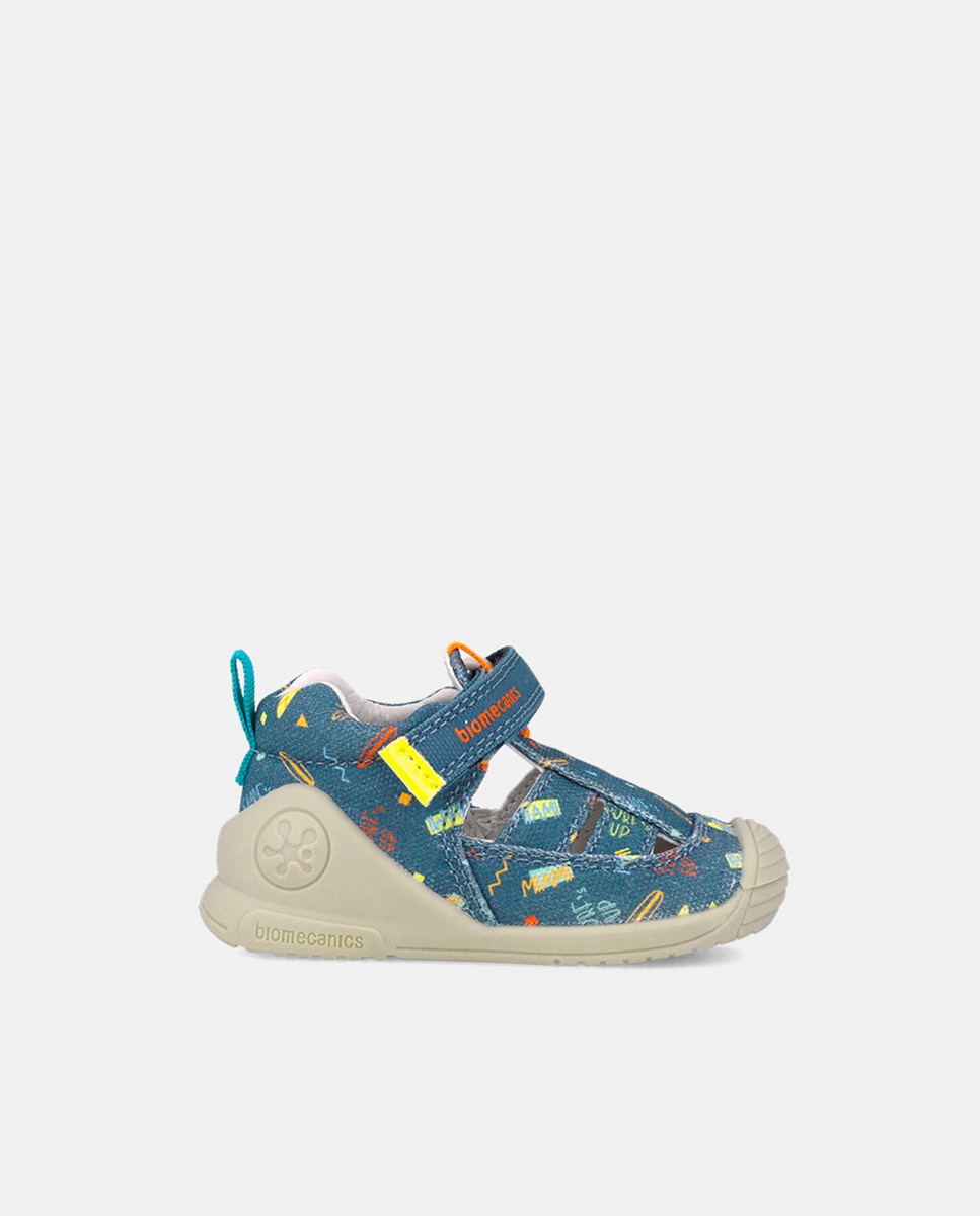 Imagen 0 de Sandalias estampada cerrada de bebé niño con puntera redonda y reforzada