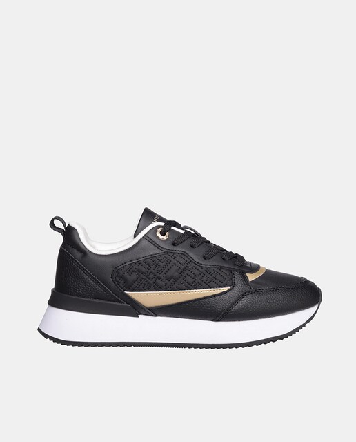 Imagen 0 de Zapatillas de mujer tipo running bajas piel monograma