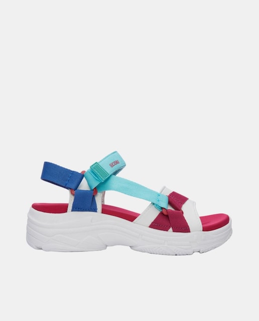 Imagen 0 de Sandalias veganas de mujer con cierre ajustable.