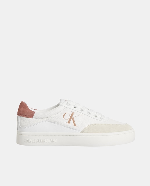 Imagen 0 de Zapatilla estilo clasico de piel con logo lateral