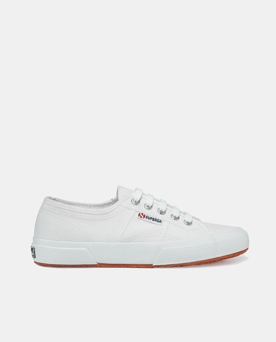 Imagen 0 de Zapatillas tipo casco bajas de lona con logotipo y suela de goma