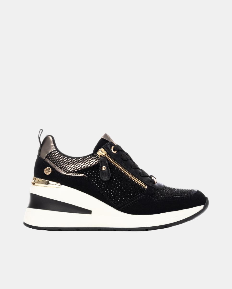 Imagen 0 de Zapato mujer casual cuña cremallera