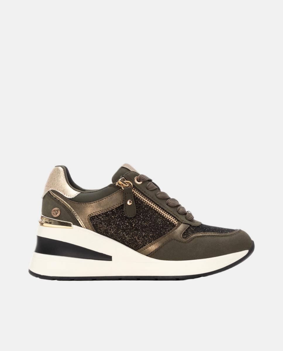 Imagen 0 de Zapato mujer casual cuña cremallera