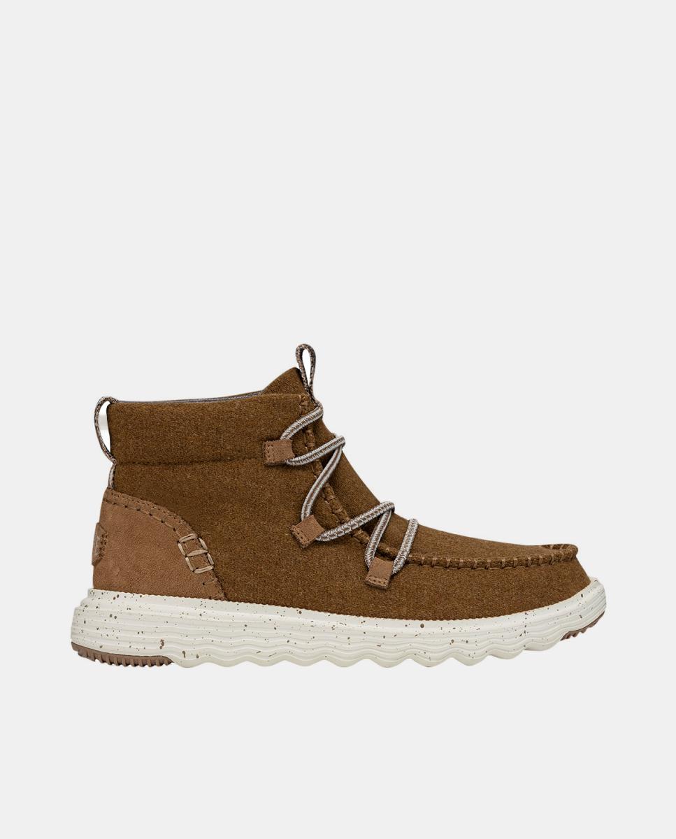 Imagen 0 de Bota de mujer en lana con cordones