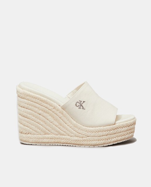 Imagen 0 de Sandalias de cuña esparto de mujer