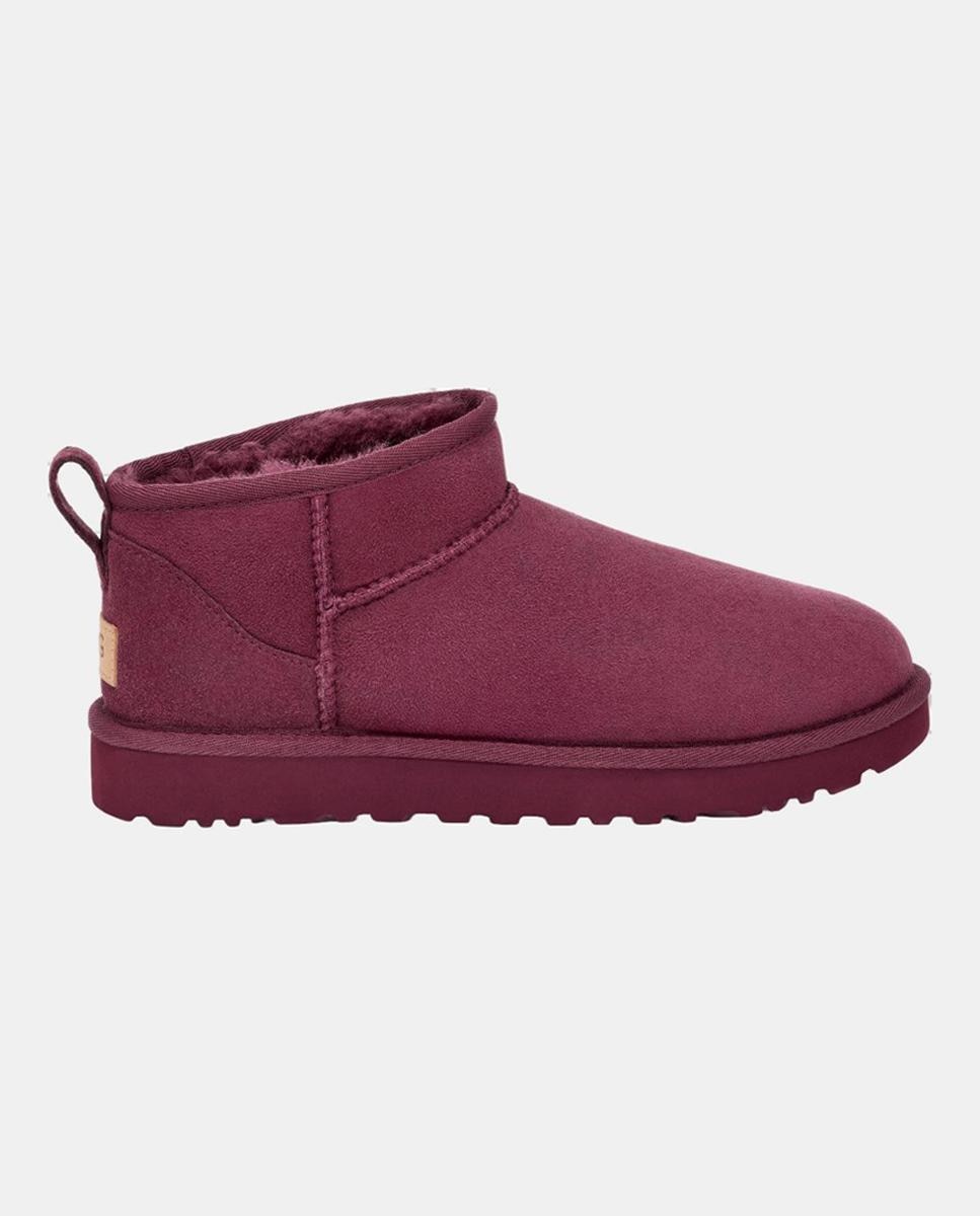 Imagen 0 de Botín plano CLASSIC ULTRA MINI de mujer en piel Twinface oveja y suela eva