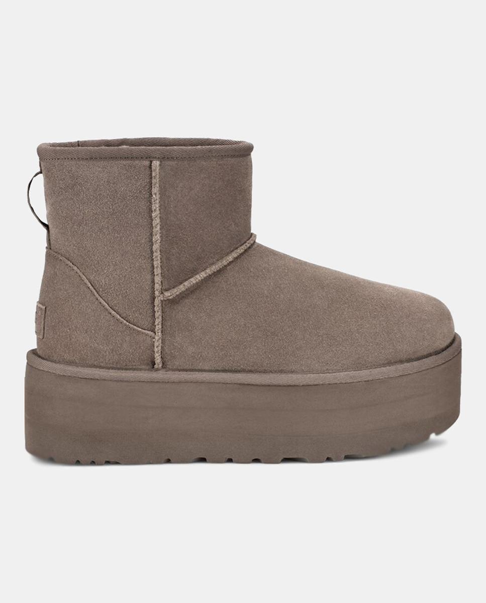 Imagen 0 de Botas Classic Mini de mujer en piel con plataforma