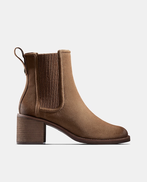 Imagen 0 de Botines Chamberly Top de mujer chelsea en cuero con suela de goma