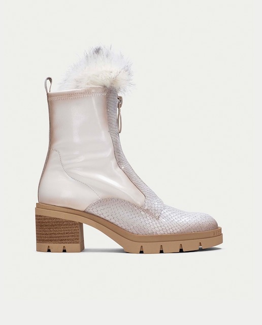 Imagen 0 de Botín mujer Hispanitas estilo montañero con pelo en la lengüeta