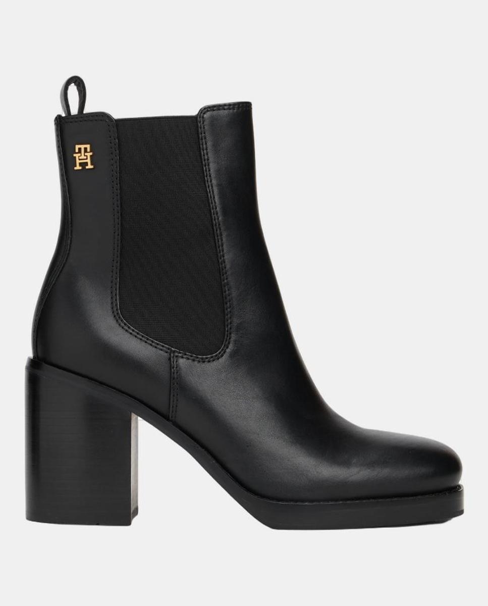 Imagen 0 de Botas de tacón en piel de Tommy Hilfiger
