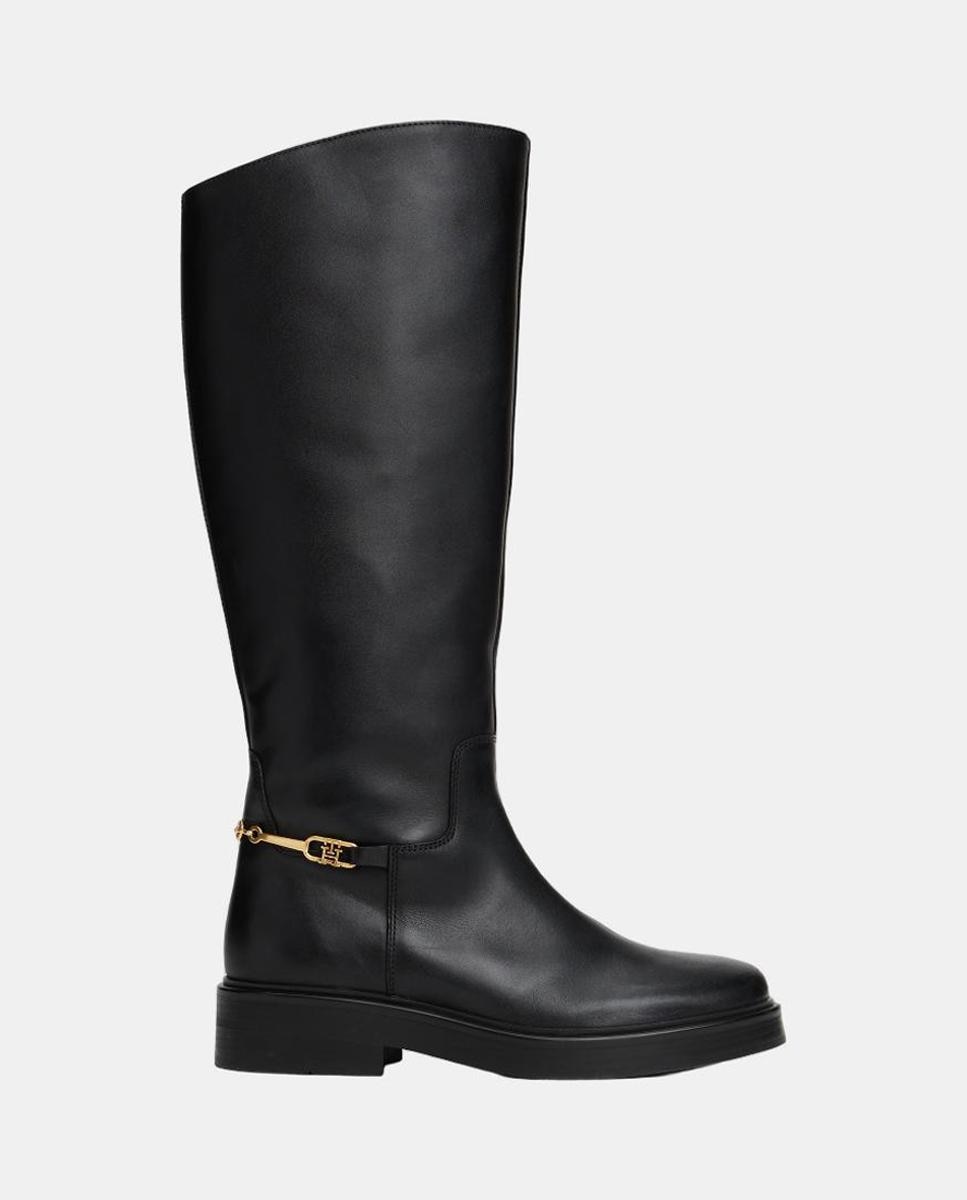 Imagen 0 de Botas de caña alta de Tommy Hilfiger de piel