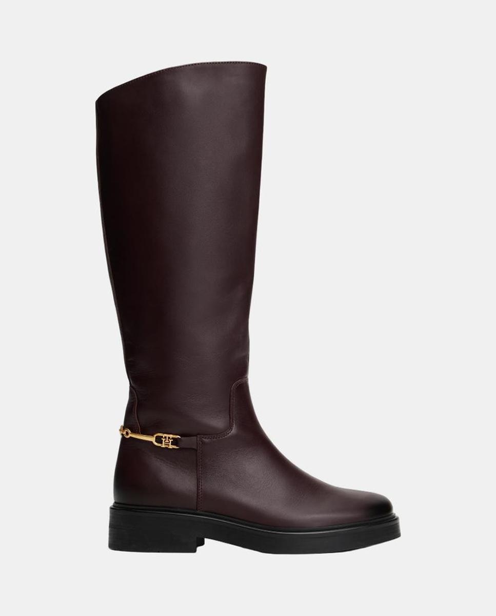 Imagen 0 de Botas de caña alta de Tommy Hilfiger de piel